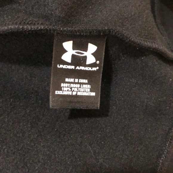 UNDER ARMOUR ZIP UP MEN’s L BLACK - Picture 3 of 4